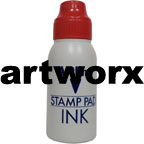 Red Artline Stamp Pad Ink Refill