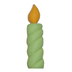 Miniature Candle Green Embellishment