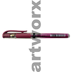 0.1mm Metallic Pink Broad Gel Impact Pen Uniball