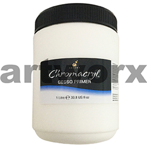 Gesso Primer 1ltr Chromacryl Medium