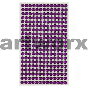 Purple Rhinestone Stickers