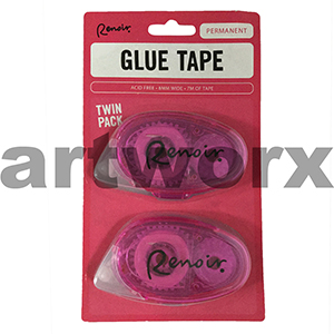 8mmx7m 2pk Permanent Renoir Glue Tape
