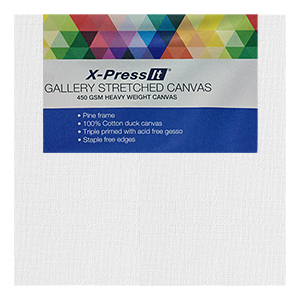 10x12 inch Gallery Stretched Canvas X-Press