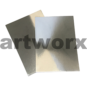 Silver A4 Foil Card