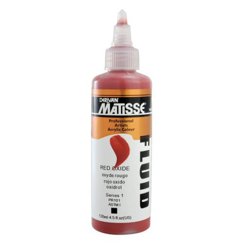 Red Oxide s1 135ml Matisse Fluid Acrylic Paint