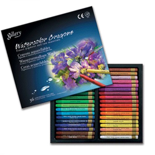 36pc Gallery Water Colour Crayons