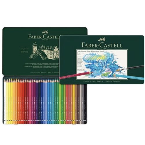 36pc Albrecht Durer Watercolour Pencils Tin Faber-Castell