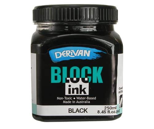 Buy Black 250ml Derivan Block Printing Ink, Lino Print Paint, Black Block  Printing Ink, Printmaking Supplies: Victoria, Australia at