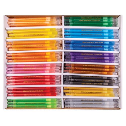240pc Twistable Crayons Bulk Artworx Art Supplies