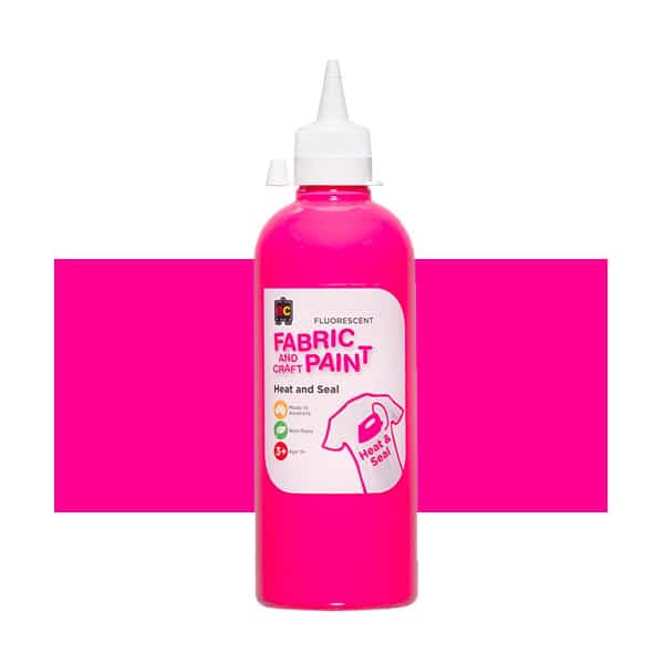 Buy Fluorescent Pink Fabric Paint 500ml Educational Colours, Kids Fabric  Paint, Fluorescent Pink Fabric and Craft Paint, Art and Craft Supplies:  Victoria, Australia at